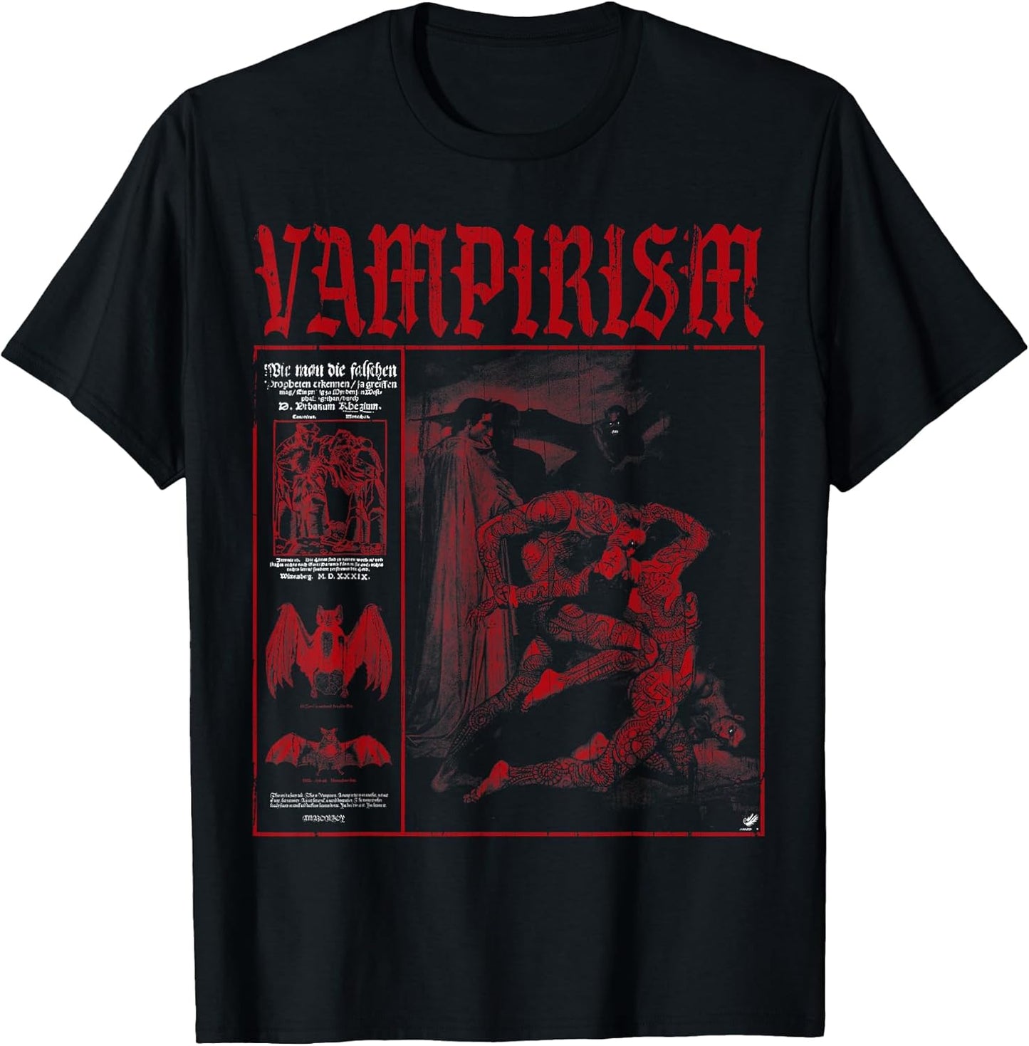 AMZB / Y2K Edgy Grunge Alt Goth Satanic Occult Tee