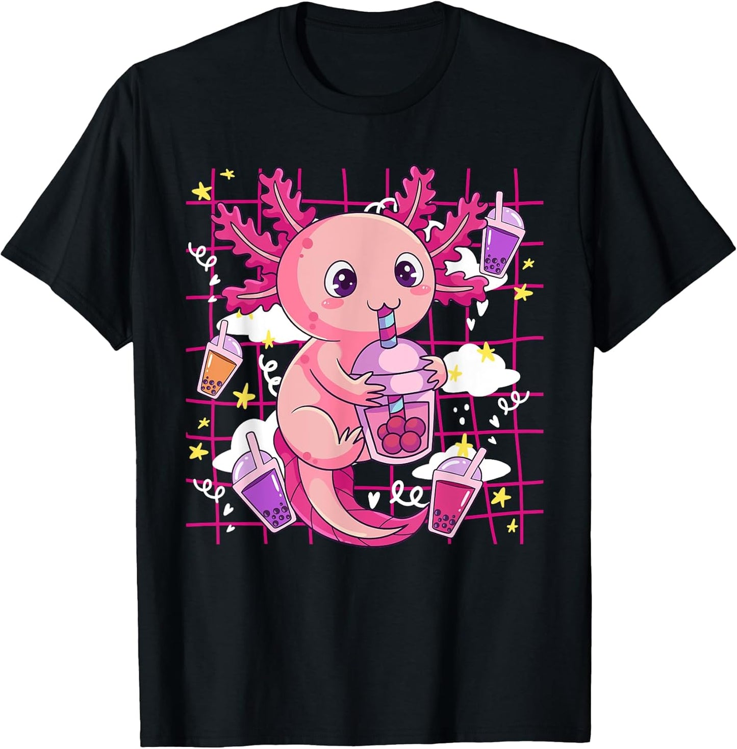 Kawaii Bobalotl Funny Japanese Anime Merch Tee