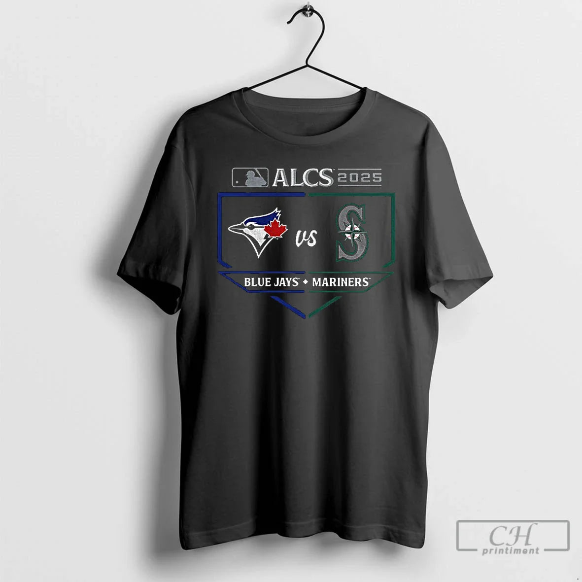 Classic Toronto Blue Jays Vs Seattle Mariners 2025 American League Championship Series Matchup T Shirts