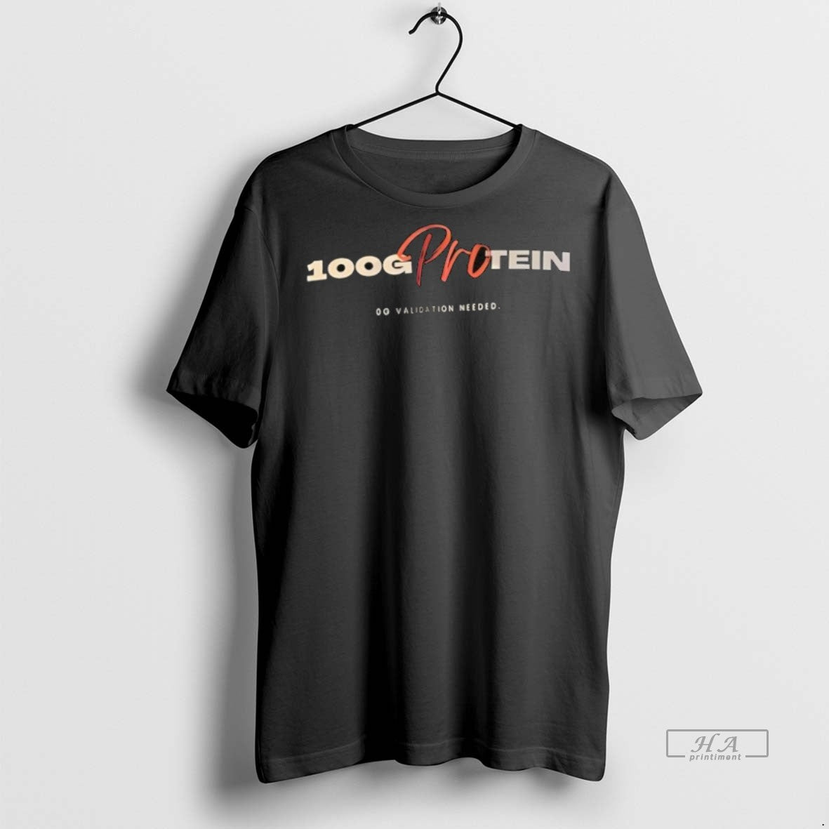 Official Trendy 100g Protein Go Validation Needed Tee Sweater