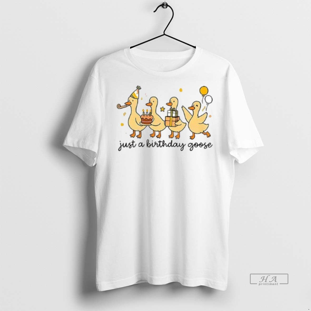 Official Trendy Just A Birthday Goose Ceramic Ceramic And Classic Dad Cap Tee Sweater