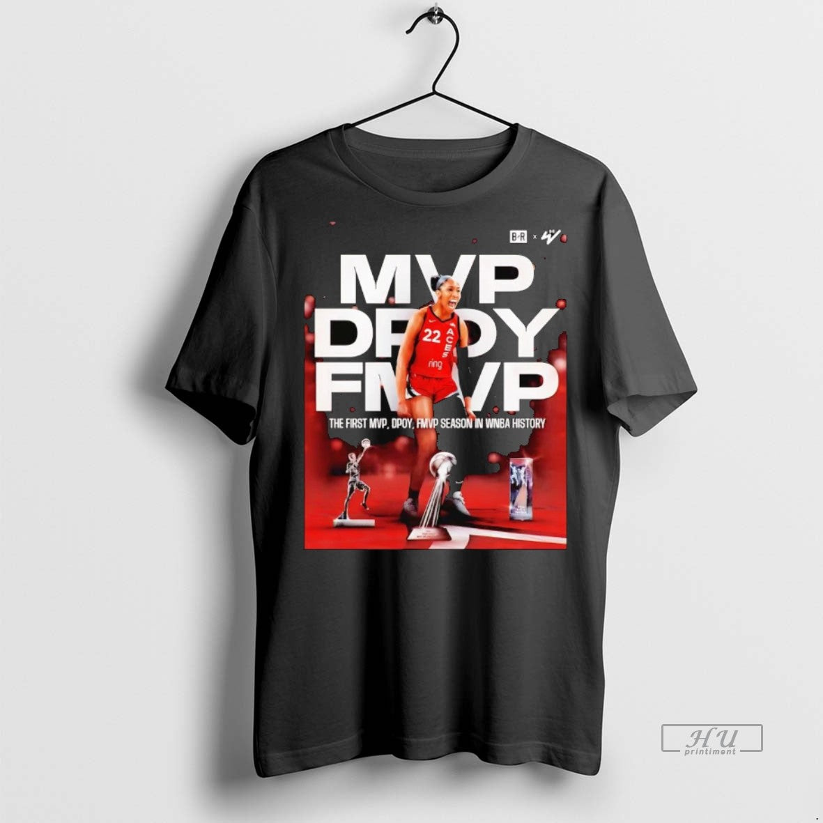 Officials Aja Wilson The First Mvp Dpoy Fmvp Season Wnba 2025 Tee Shirt Sweater