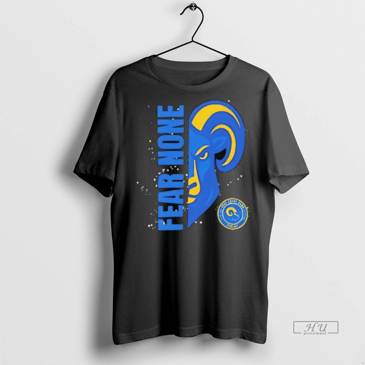 Officials Trending Fear None Los Angles Rams Football Logo Tee Shirt Sweater