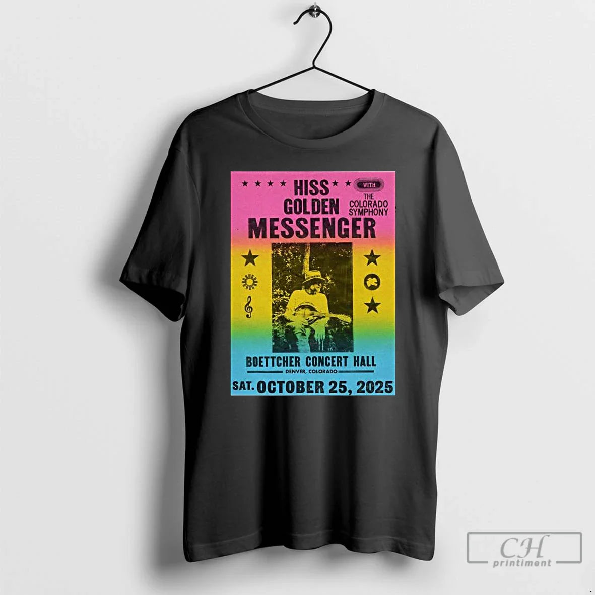 Premium Hiss Golden Messenger Tour Denver Co October 25 2025 Long Sleve T Shirts