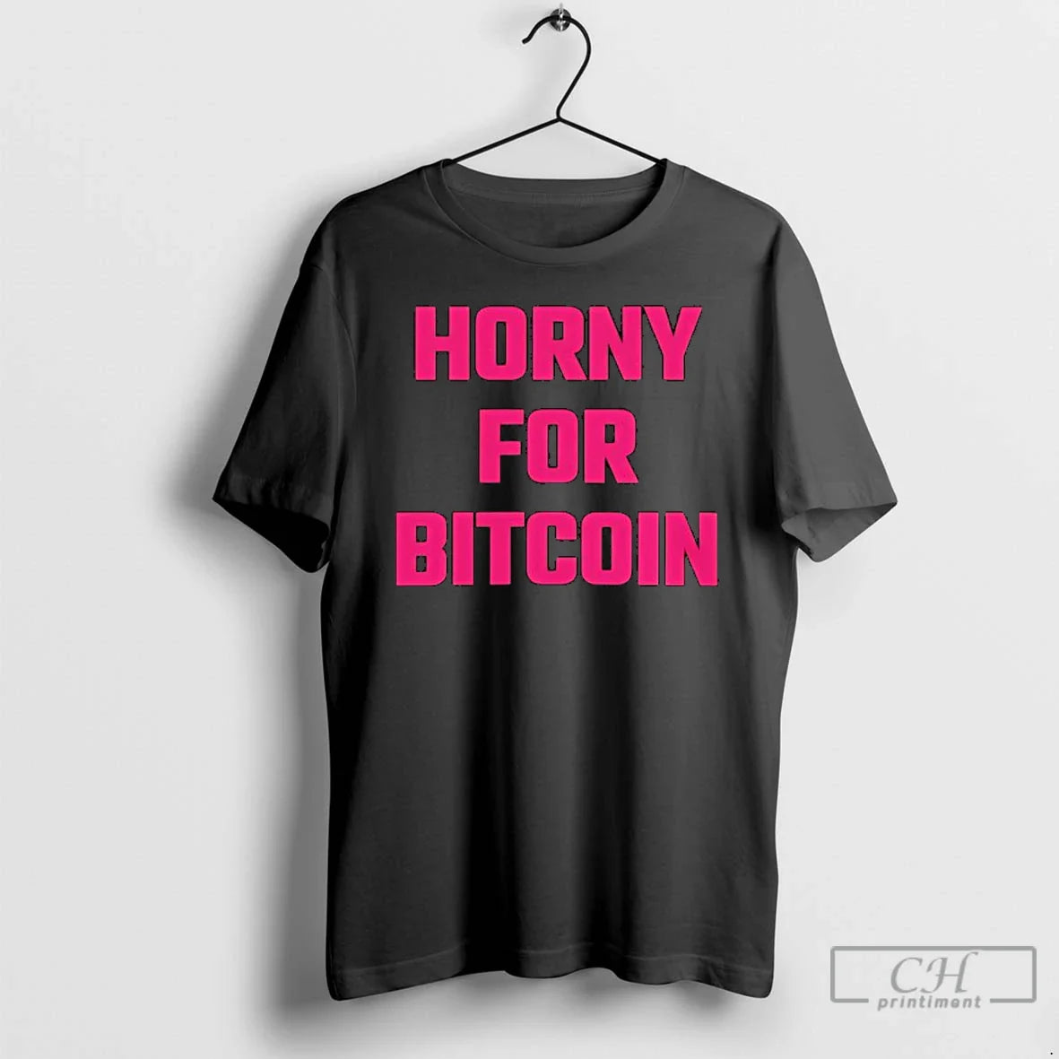 Premium Horny For Bitcoin T Shirts