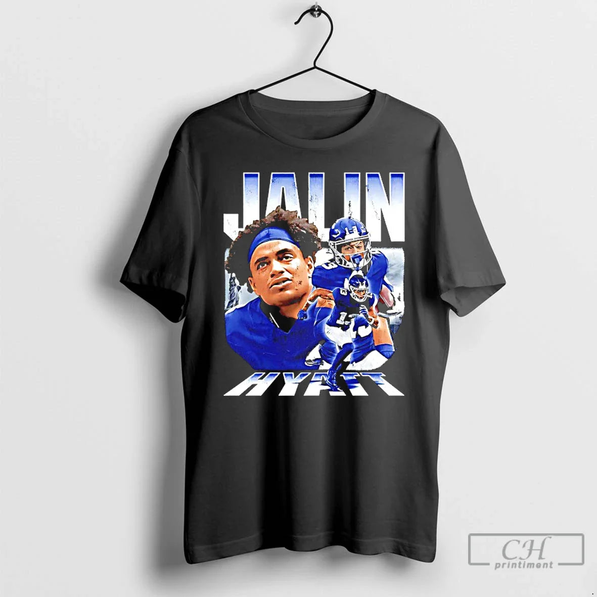 Premium Jalin Hyatt New York Giants Player Collage Vintage T Shirts
