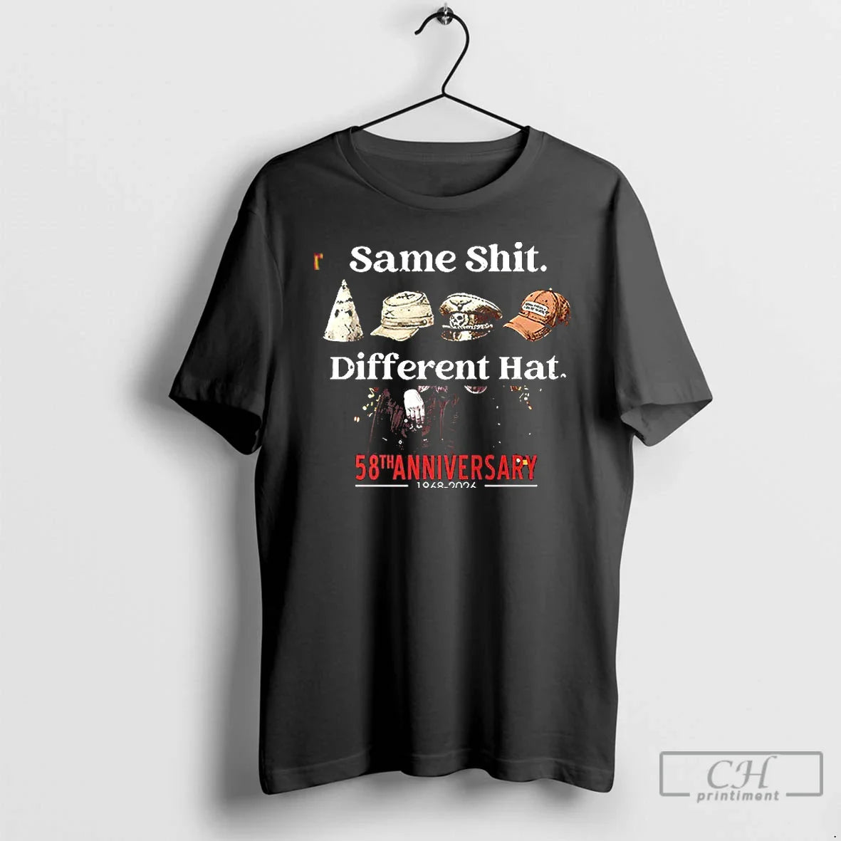 Premium Same Shit Different Hat Political Humor T Shirts