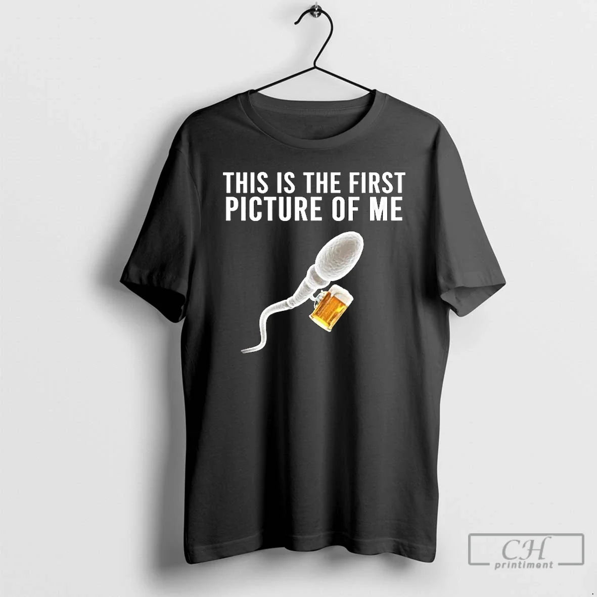 Premium Sperm Beer This Is The First Picture Of Me Long Sleve T Shirts