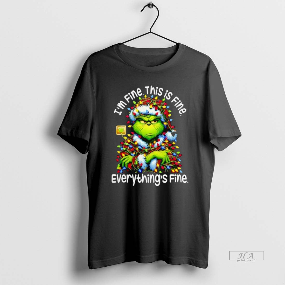 Trendy Grinch Im Fine This Is Fine Everythings Fine Christmas