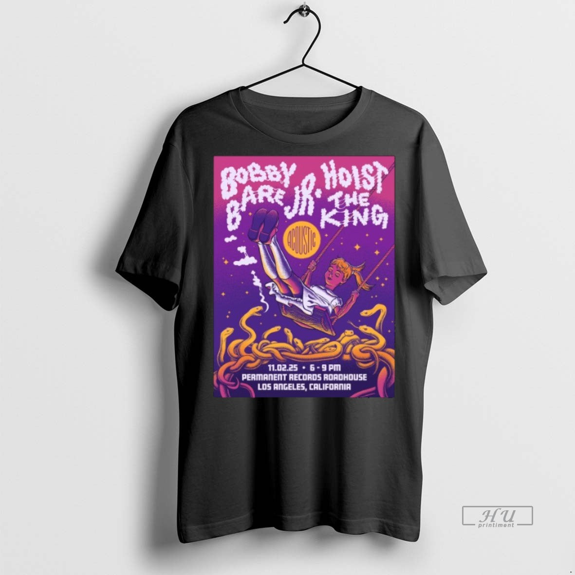 Viral Bobby Bare Jr Permanent Records Roadhouse Tour 2025 Tee Shirt Sweater