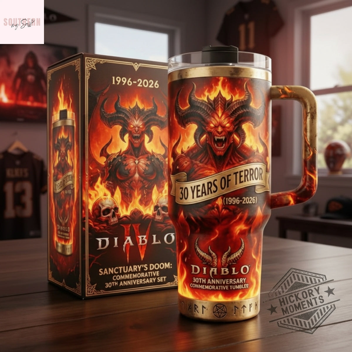 Diablo 30th Anniversary 30 Years of Terror Commemorative Tumbler