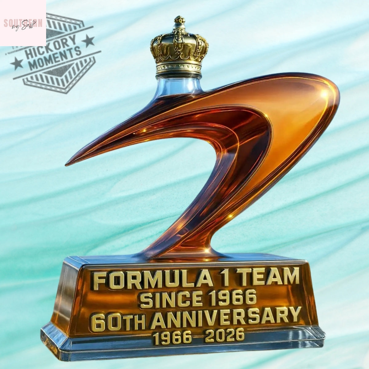 F1 Racing Collectible Whiskey Bottle