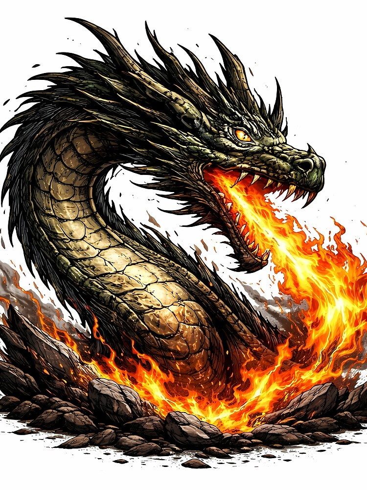 Dragon head from fire pit by adriansmith31