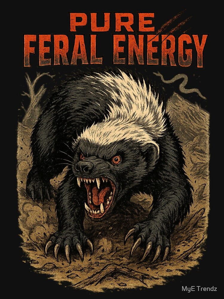 Honey Badger Pure Feral Energy by MyE Trendz