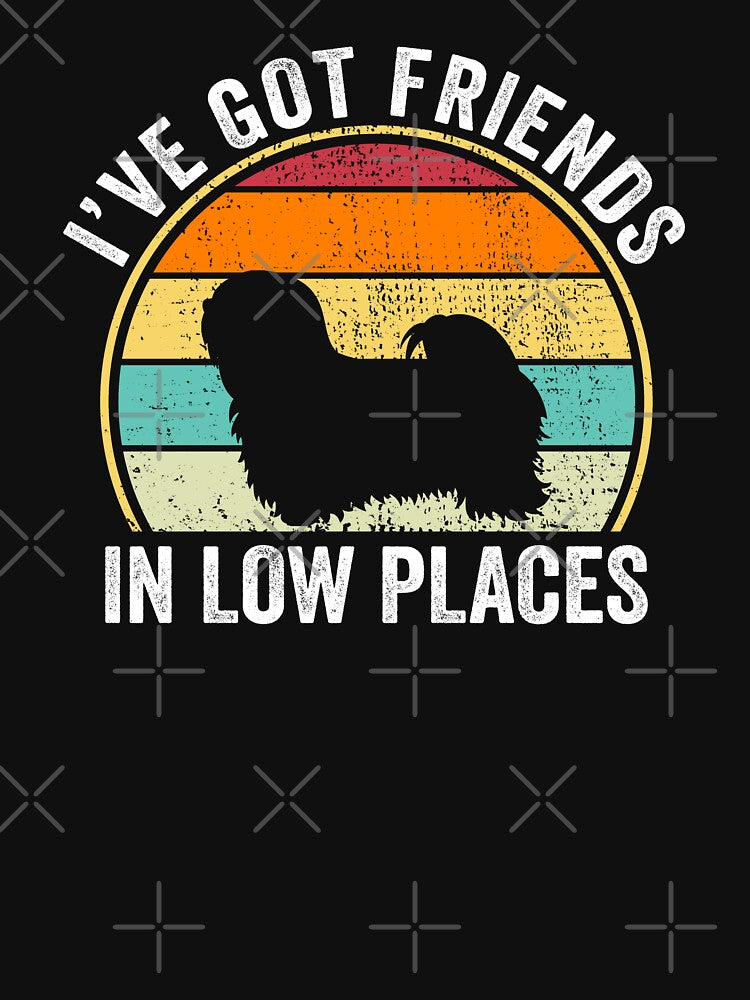 I've Got Friends in Low Places Shirt,Havanese Shirt,Funny Gift for Havanese Lover, Fun Cool Havanese Dad Owner Christmas Birthday Gift by xlnv