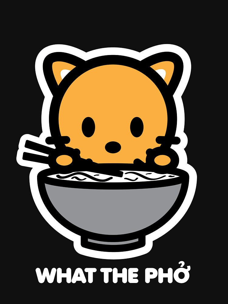 Cat What The Pho by RandeeTee15