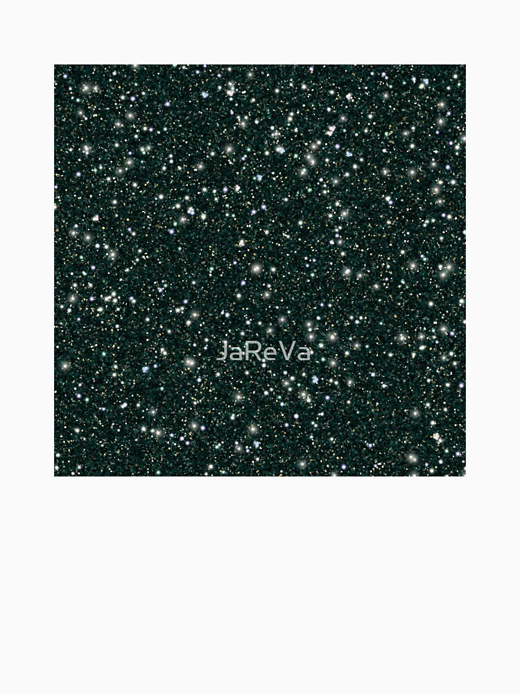 Printed image of sparkling black glitter v24 by JaReVa