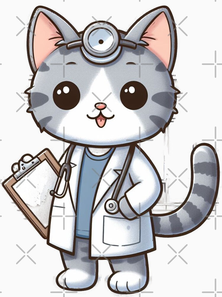 Doctor cat by Jalin .