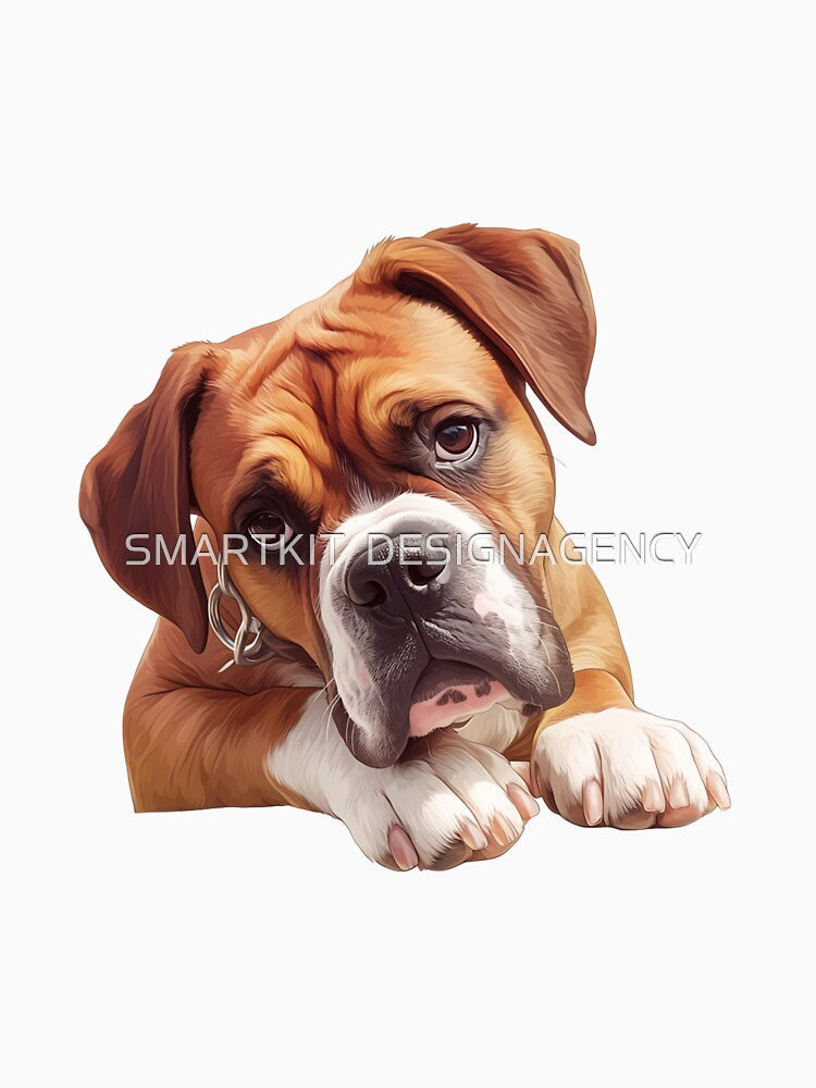 Cute Boxer dog by SMARTKIT DESIGNAGENCY