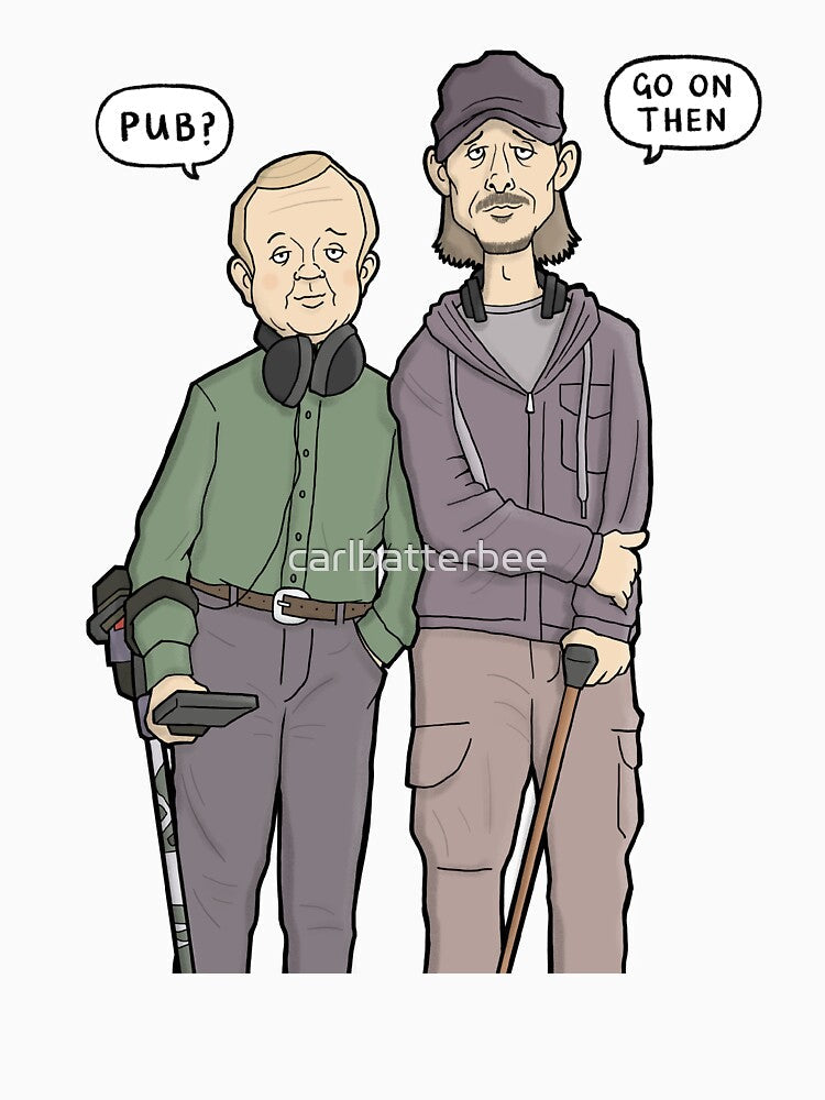 Detectorists - Andy and Lance by carlbatterbee