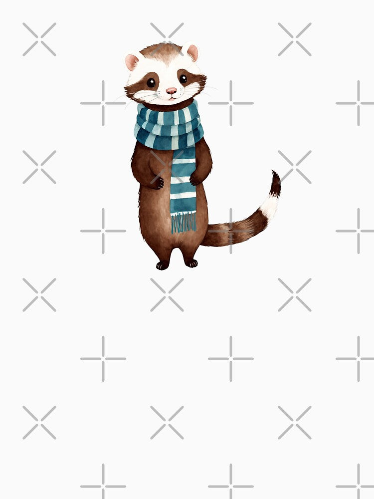 Watercolor Animal Character in Outfit by Victoria Riabov
