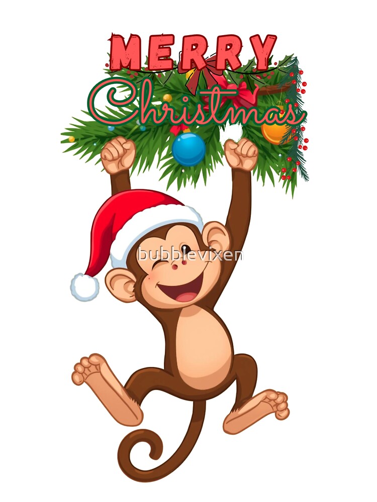 Hanging Monkey for Christmas by bubblevixen