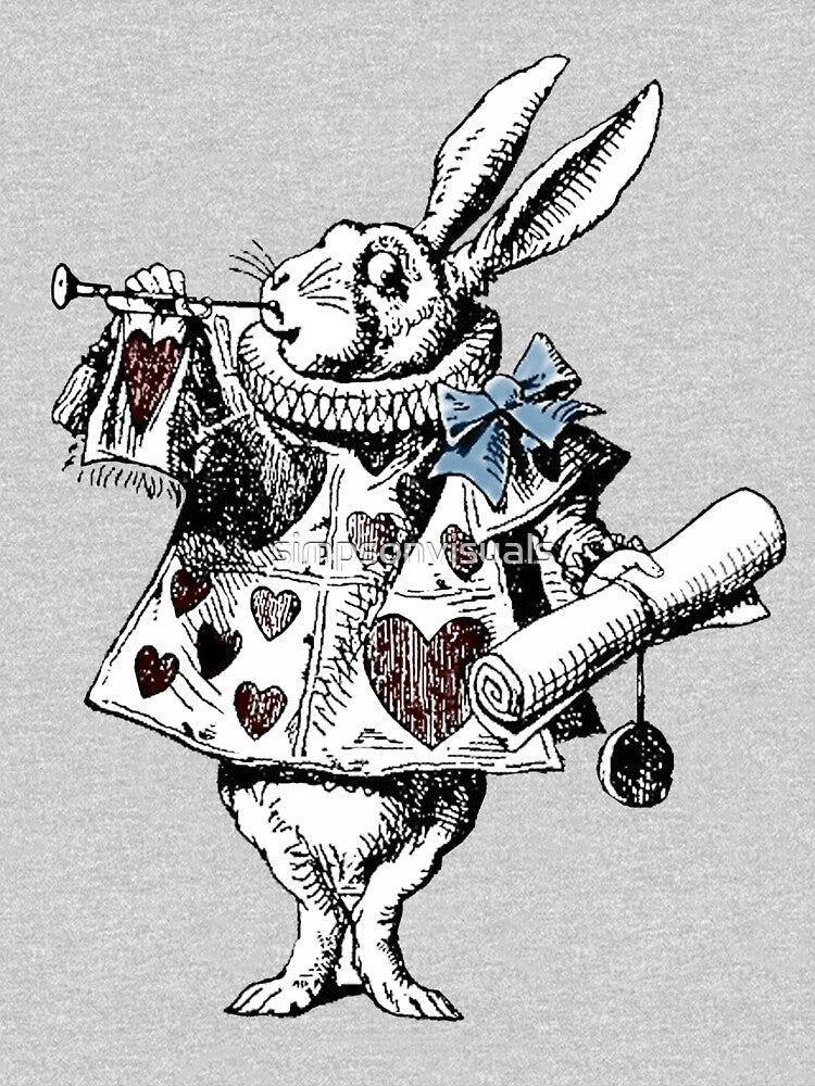 Alice in Wonderland White Rabbit by simpsonvisuals