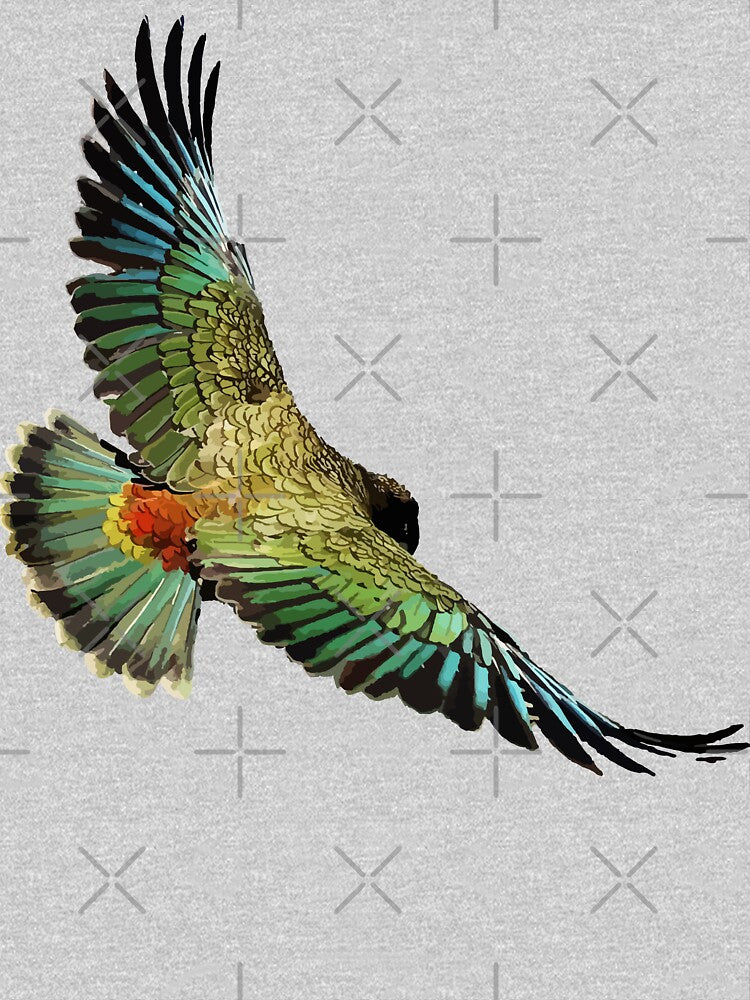 New Zealand Kea by BeThreeDesigns