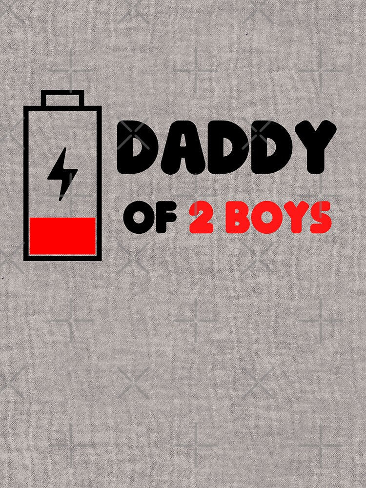 Funny DAD of 2 Boys Gift from son fathers Day Birthday men by BOHOVIN