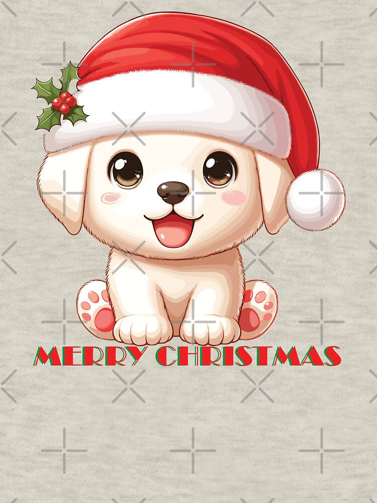Cute Christmas Labrador Puppy by MCDPShop