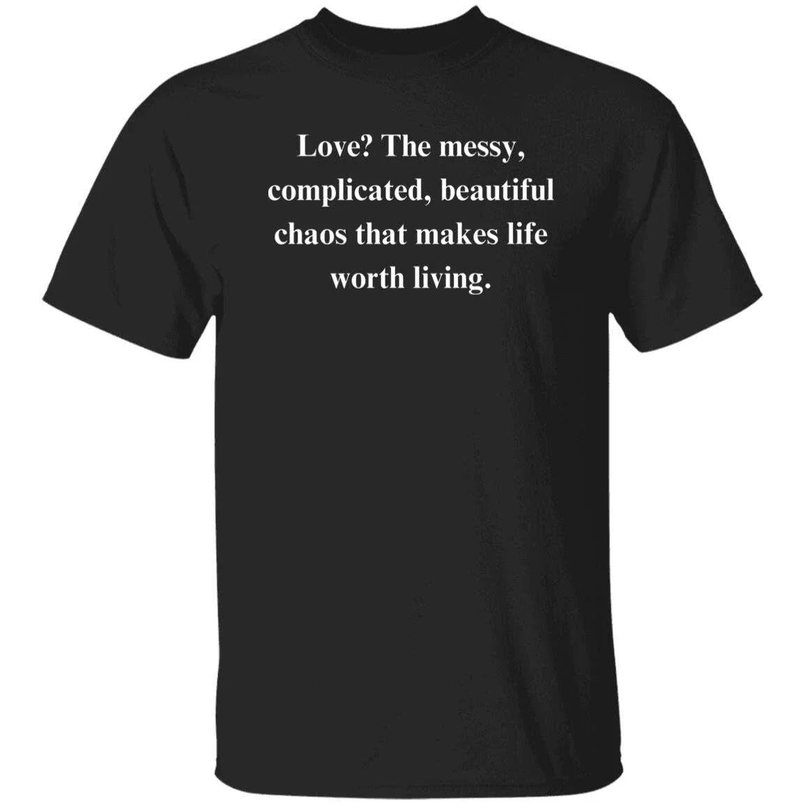 Love definition Sarcastic Unisex T-Shirt gift for him, her Humorous tee Black a