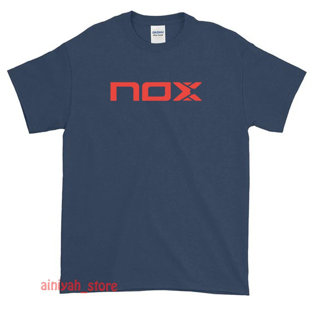 New NOX Padel Beach Tennis Logo Men's Funny T-Shirt USA Size S-XXL