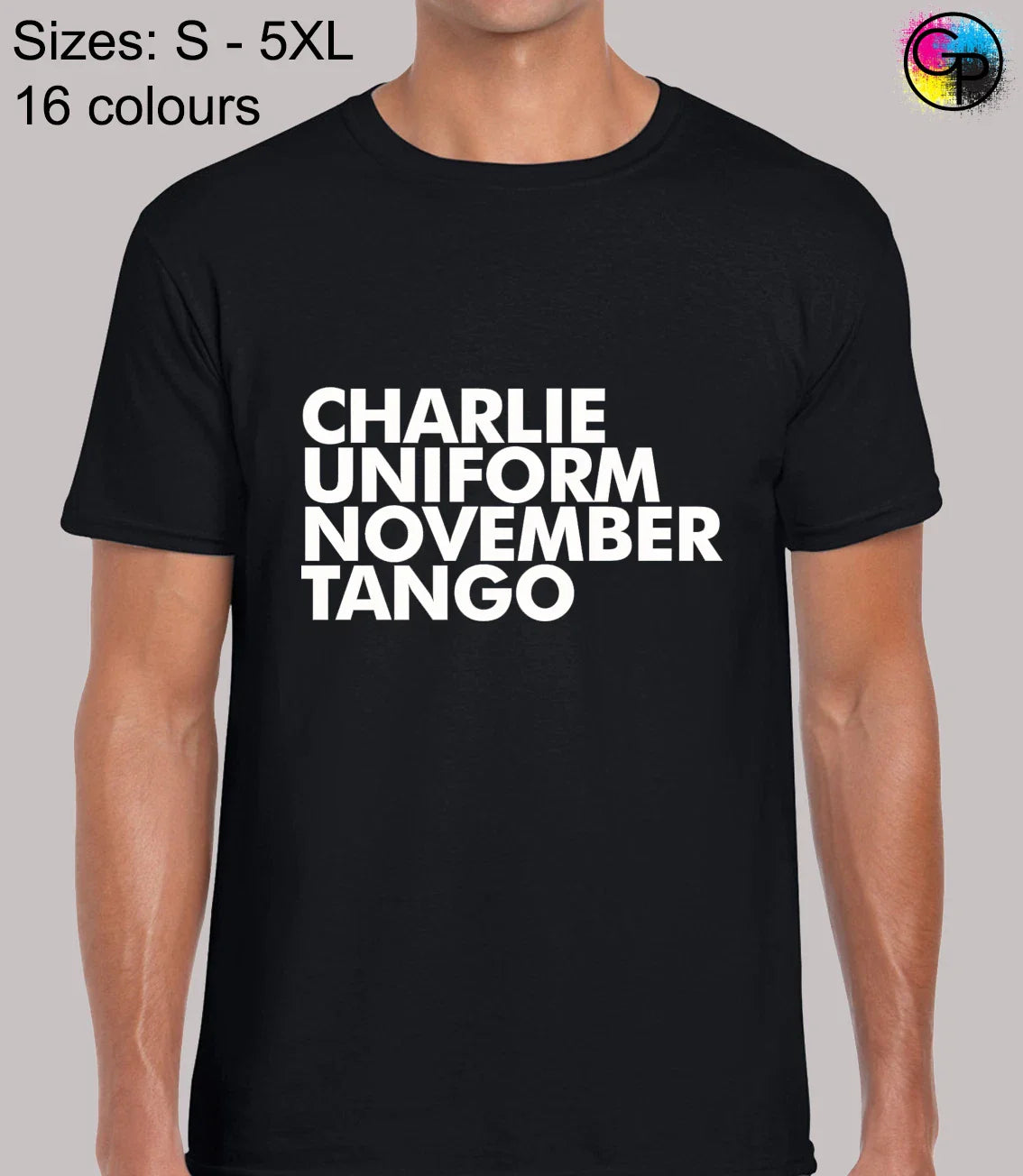 Charlie Uniform Cool Novelty Funny Rude Fit T-Shirt Top TShirt Tee for Men