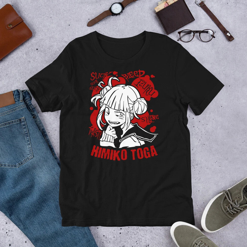 Himiko Toga New T-shirt,My Hero Academia Shirt,Waifu, Boku No hero,graphic tee