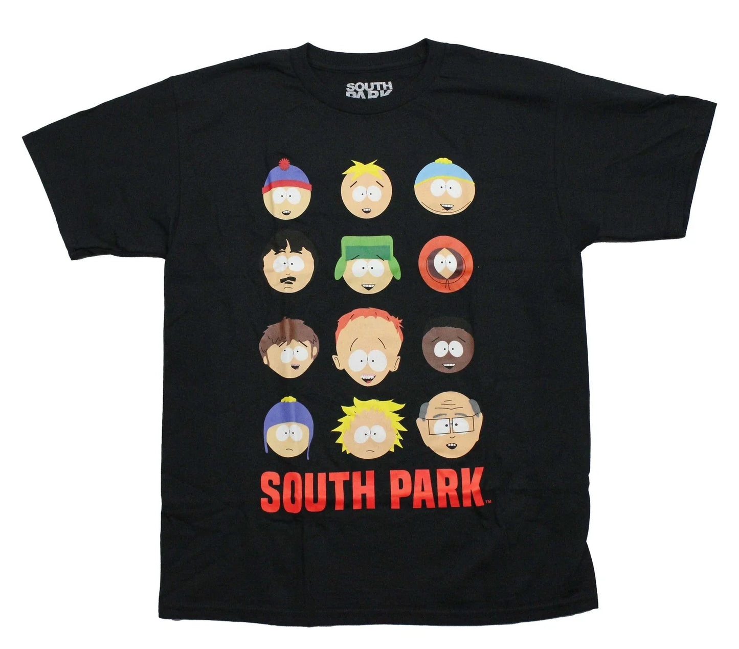 South Park New Adult T-Shirt - Cast 12 Head Shots