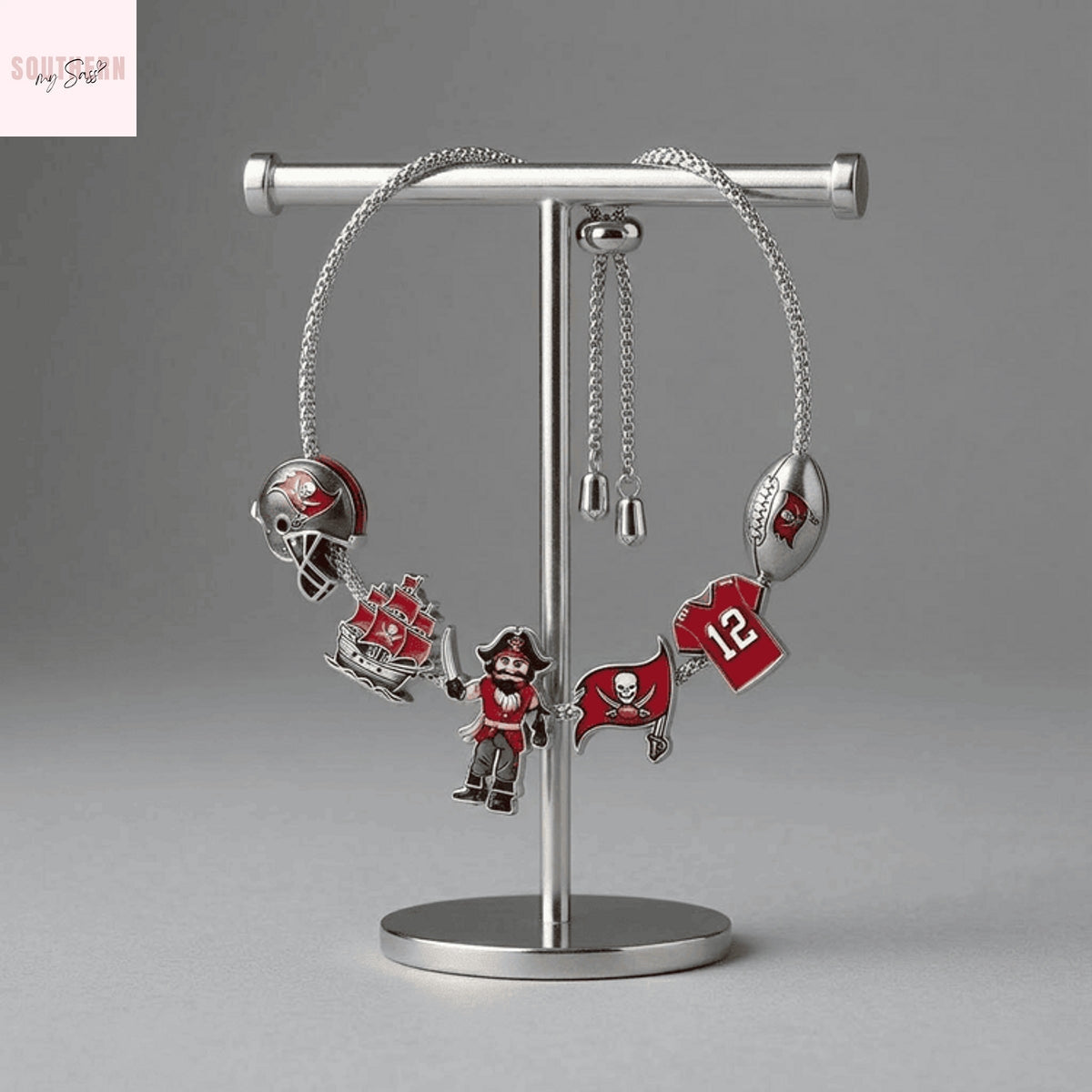 Tampa Bay Buccaneers Charm Bracelet
