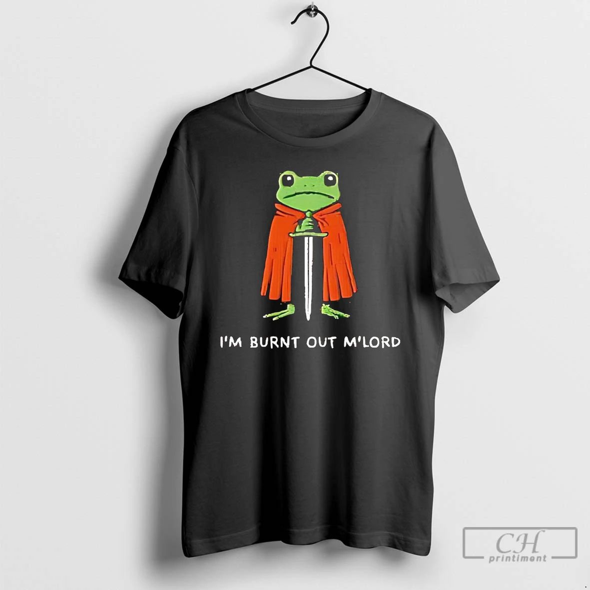 Premium Frog Knight Im Burnt Out Mlord T Shirts