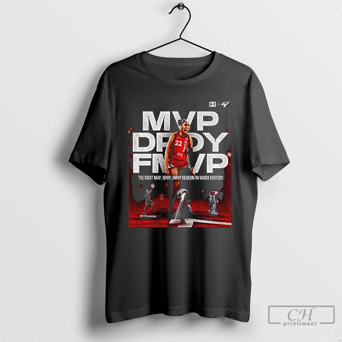 Premium Aja Wilson Mvp Dpoy Wnba 2025 T Shirts