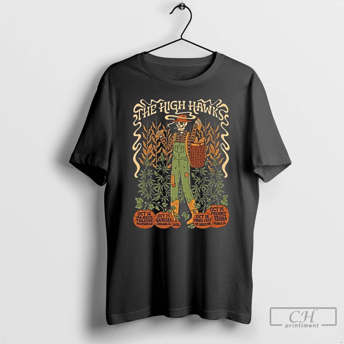 Premium The High Hawks Show Halloween October 16 19 2025 Long Sleve T Shirts