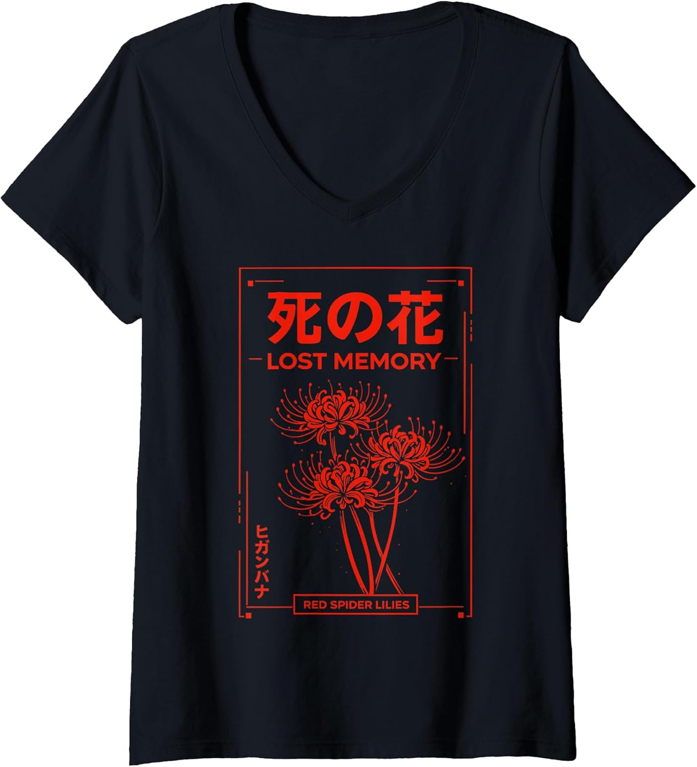 Red Spider Lily Flower Manga Aesthetic Anime Art