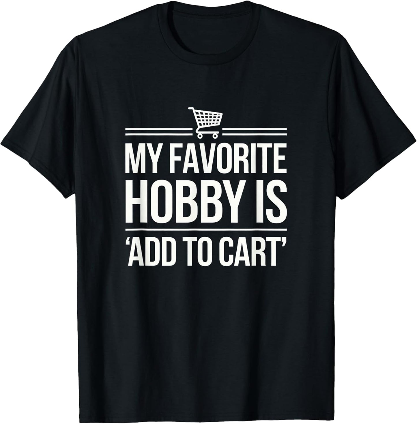 Funny Shopping Lover Tee for Online Shopaholics