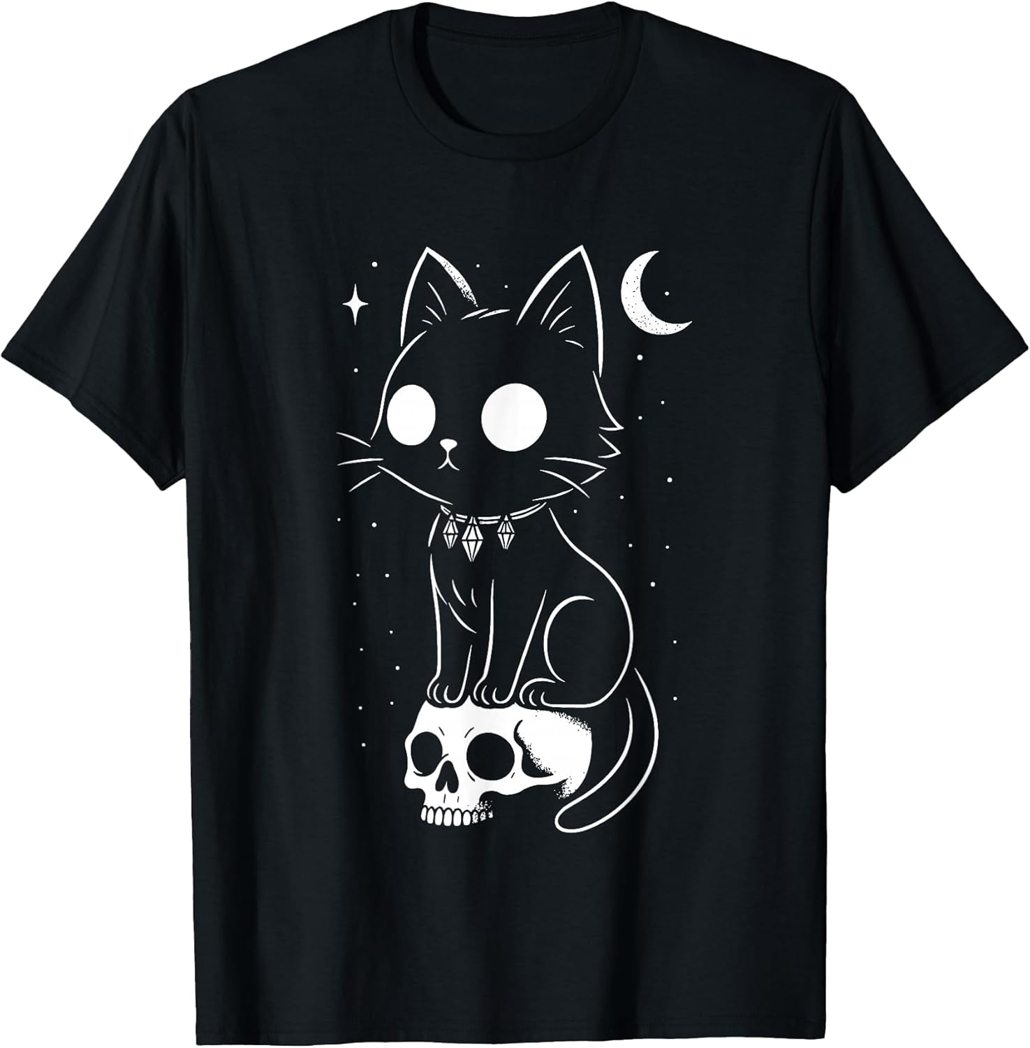 Cute Cat Creepy Goth Black Occult Kitty Outfit