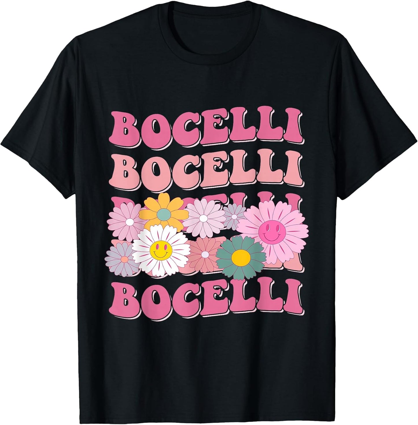 Girl Retro BOCELLI First Name Personalized Apparel