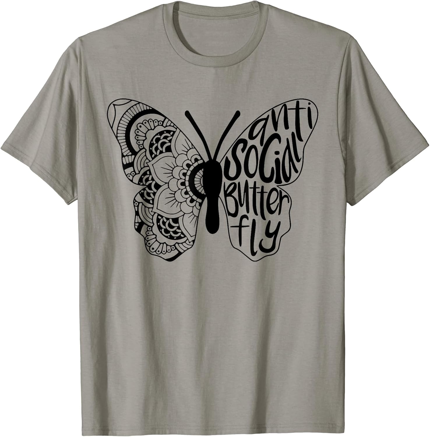 Anti-Social Butterfly Introvert By Merch