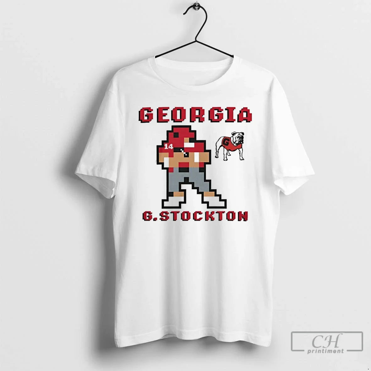 Classic Georgia Bulldogs Gunner Stockton Retro Baller T Shirts