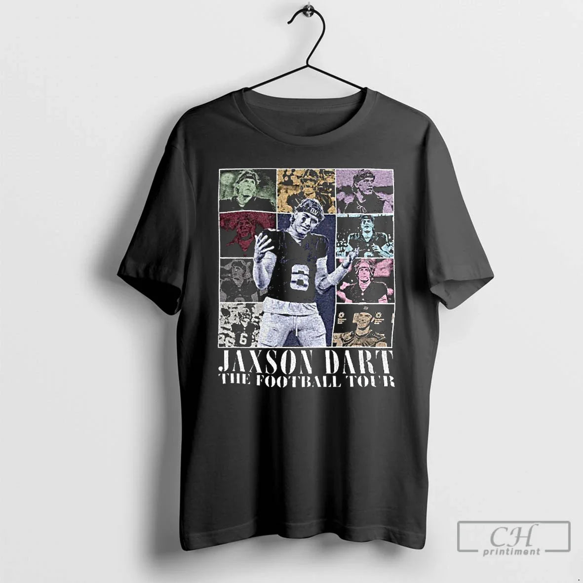 Classic Jaxson Dart Vintage New York Giants Football Eras Tour T Shirts