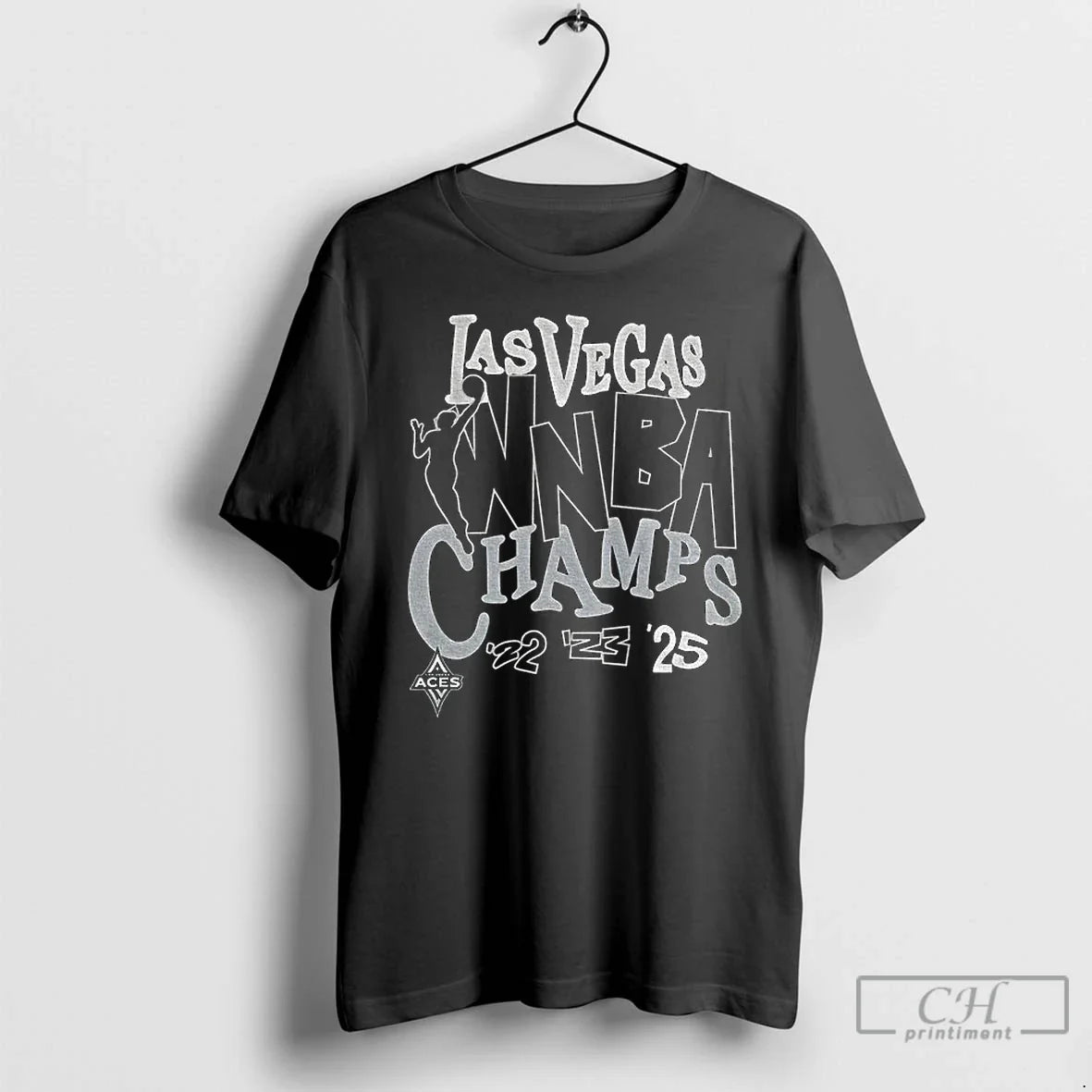 Classic Las Vegas Aces Basketball 2025 Wnba Finals Champions Graffiti T Shirts