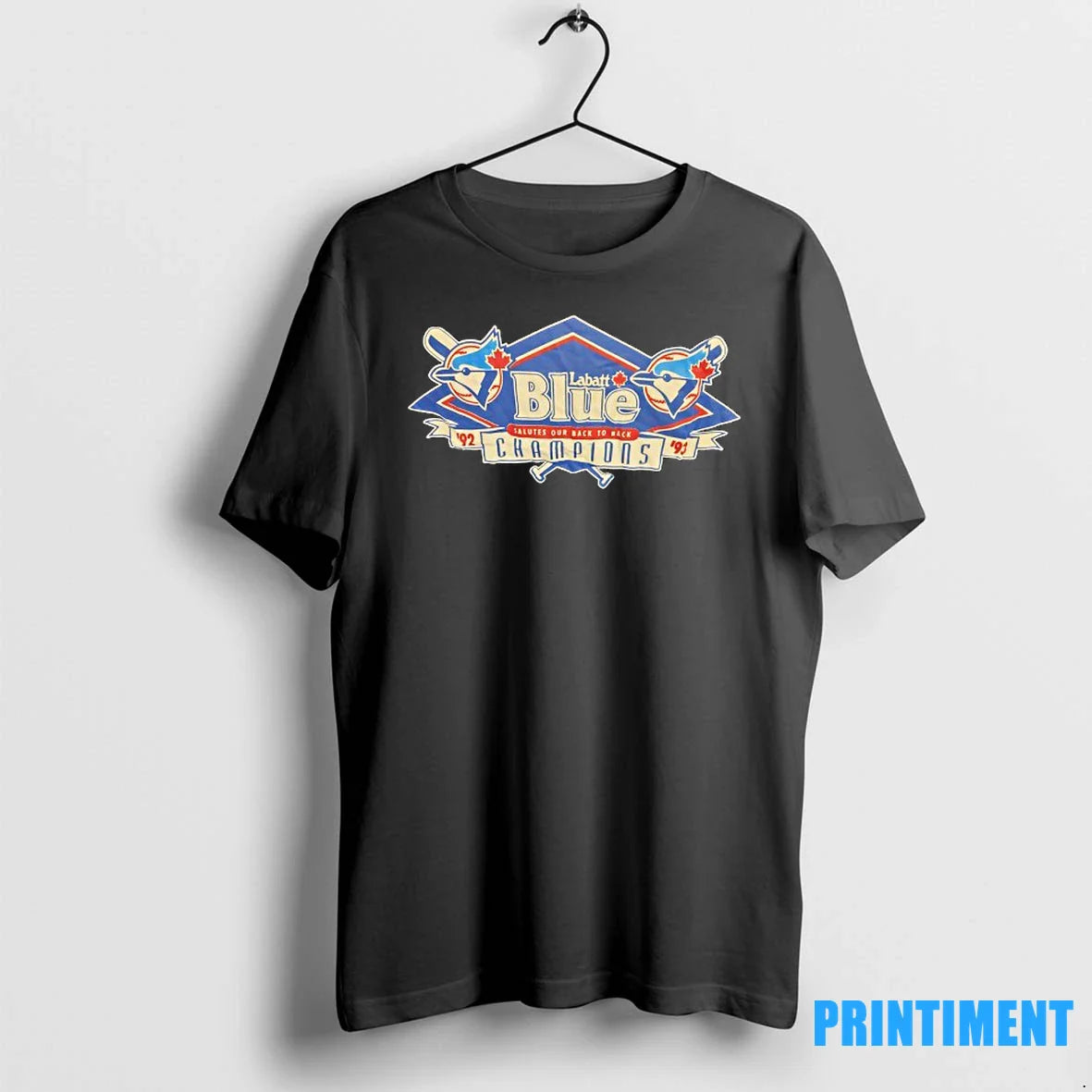 Labatt Toronto Blue Jays Salutes Our Back To Back Champions Vintage Tshirts Sweater