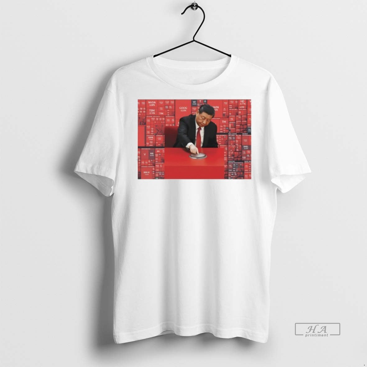 Official Trendy Chaos Xi Jinping Photo Tee Sweater