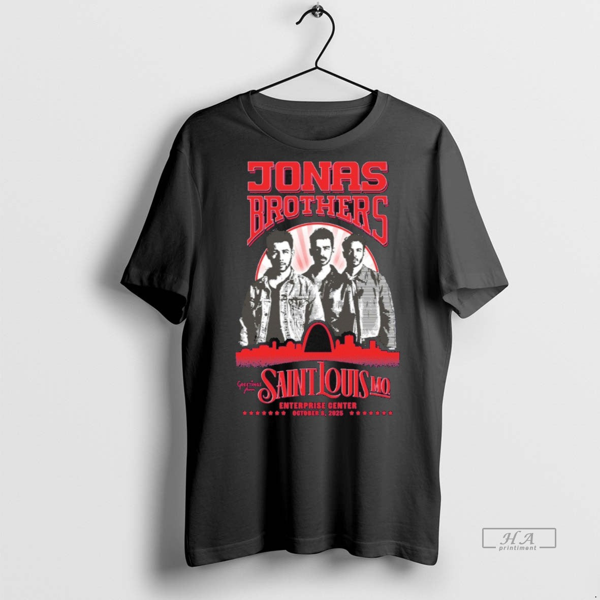 Official Trendy Design Jonas Brothers Oct 12 2025 Saint Louis Mo Enterprise Center Tee Sweater